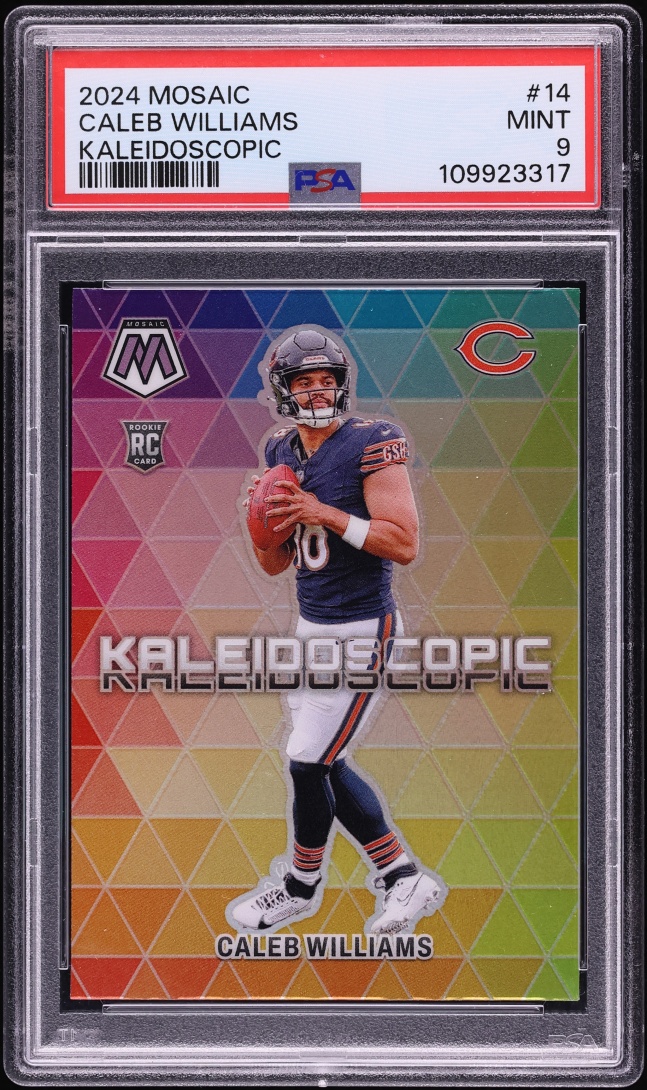 2024 Panini Mosaic Kaleidoscopic Caleb Williams ROOKIE #14 PSA 9 MINT