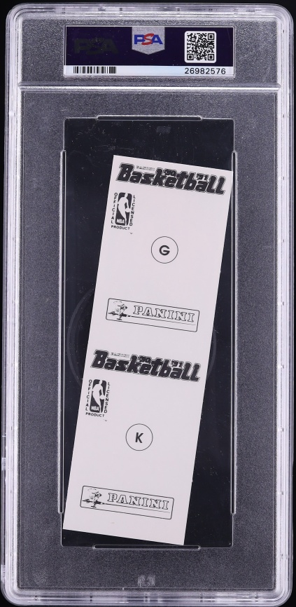 1990 Panini Sticker Panel Hand Cut Michael Jordan PSA 10 GEM MINT