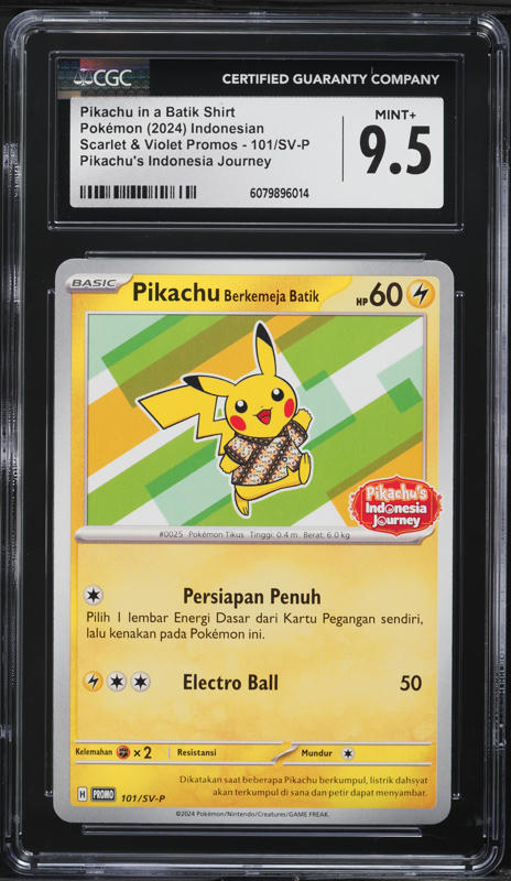 2024 Pokemon SV Black Star Promo World Championship Pikachu #190