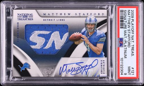 スポーツゲーム(野球盤等) N F L MATTHEW STAFFORD auto patch