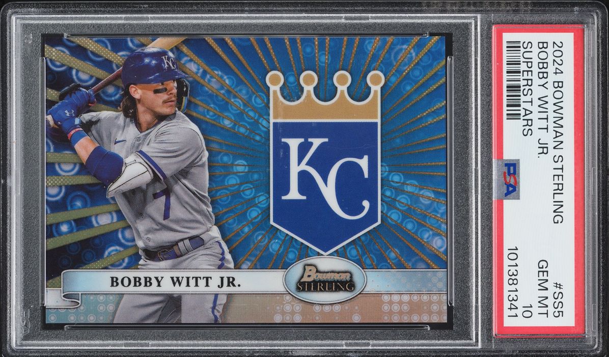 2024 Bowman Sterling Superstars Bobby Witt Jr. PROSPECT #SS-5 PSA 10 GEM MINT