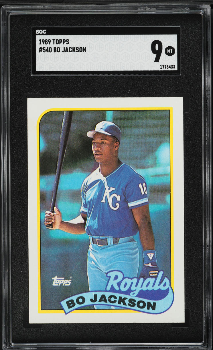 1989 Topps Bo Jackson #540 SGC 9 MINT