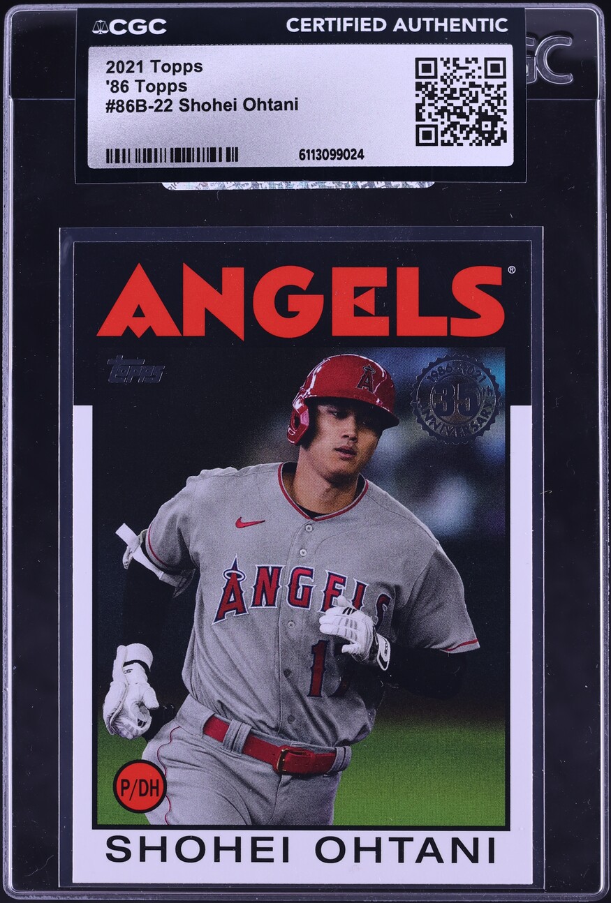 2021 Topps '86 Topps Shohei Ohtani #86B-22 CGC AUTH