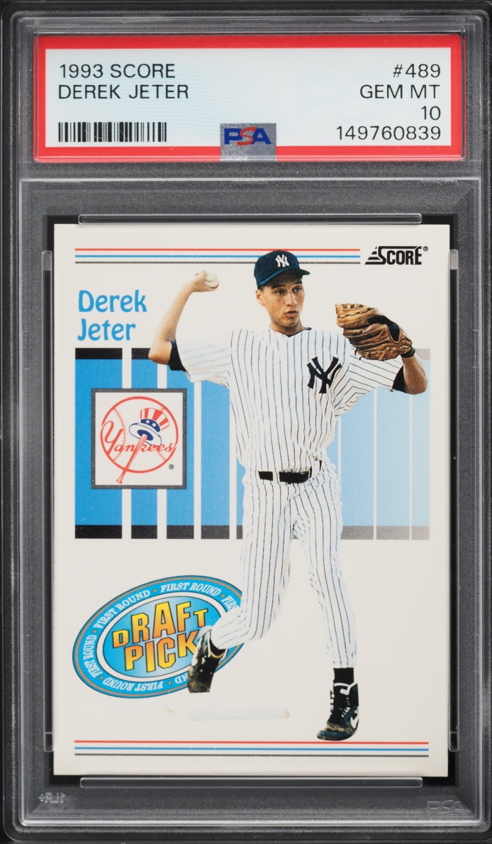 1993 Score Derek Jeter ROOKIE #489 PSA 10 GEM MINT