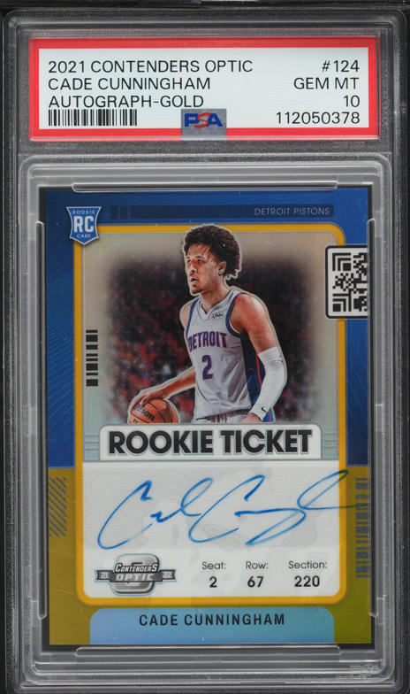 2021 Panini Flawless Vertical Cade Cunningham ROOKIE PATCH