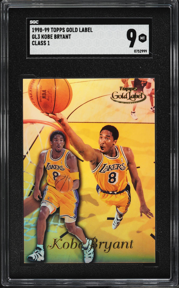 1998 Topps Gold Label Class 1 Kobe Bryant #GL3 SGC 9 MINT