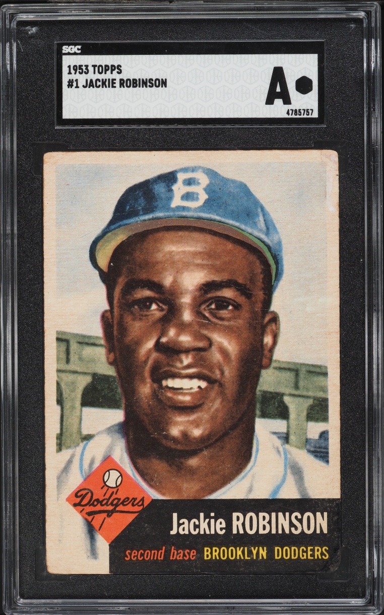 1953 Topps Jackie Robinson #1 SGC AUTH