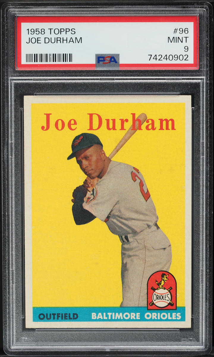 1958 Topps Joe Durham #96 PSA 9 MINT