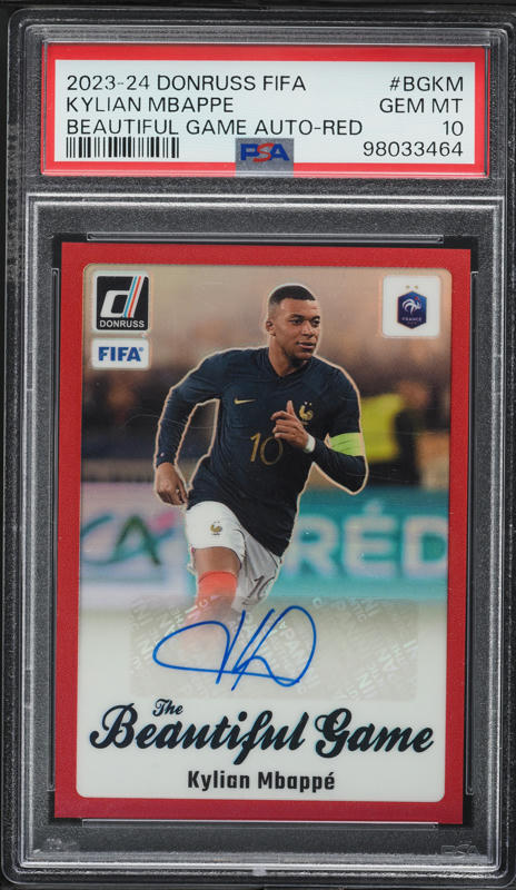 2022 Topps Chrome Sapphire Edition UEFA Club Gold Kylian Mbappe