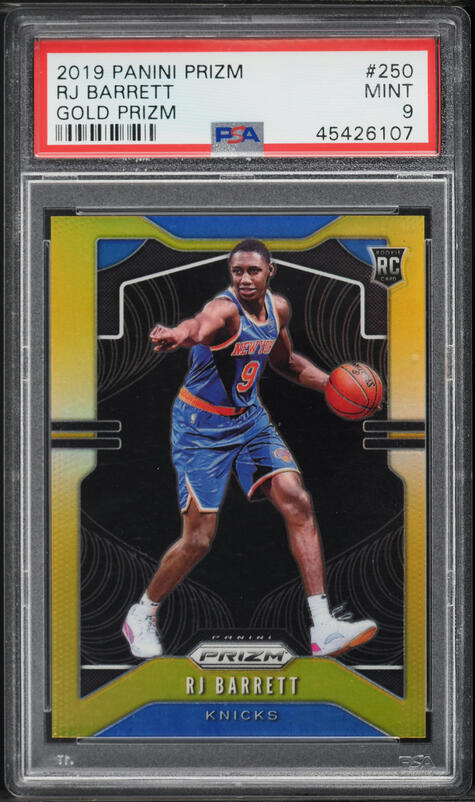 2019 Panini Prizm Penmanship RJ Barrett ROOKIE AUTO #RP-RJB PSA 10