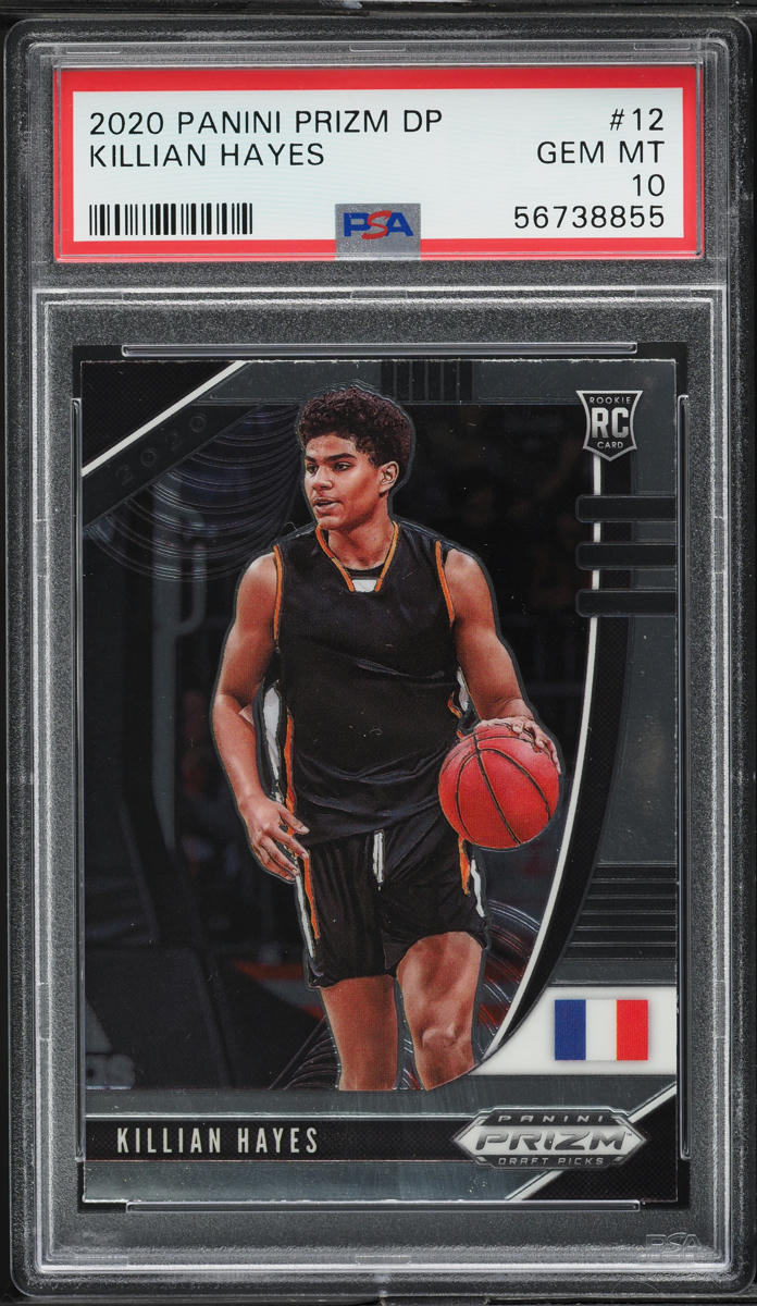 2020 Panini Prizm Draft Picks Killian Hayes ROOKIE #12 PSA 10 GEM MINT
