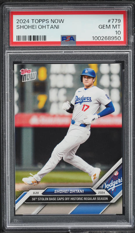 その他 MLB Shohei Ohtani Donruss PSA10 PSA10 Shohei Ohtani 2024 MLB Topps now #722 Become 1st 50/50