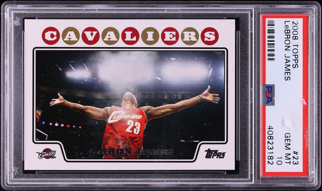 2008 Topps Basketball LeBron James #23 PSA 10 GEM MINT