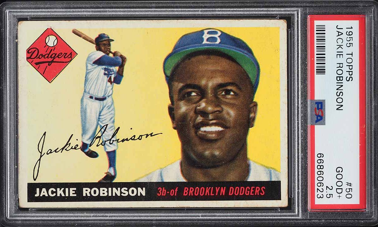 1955 Topps Jackie Robinson #50 PSA 2.5 GD+