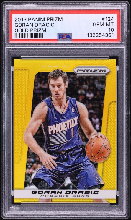 2013 Panini Prizm Gold Goran Dragic 10/10 #124 PSA 10 GEM MINT
