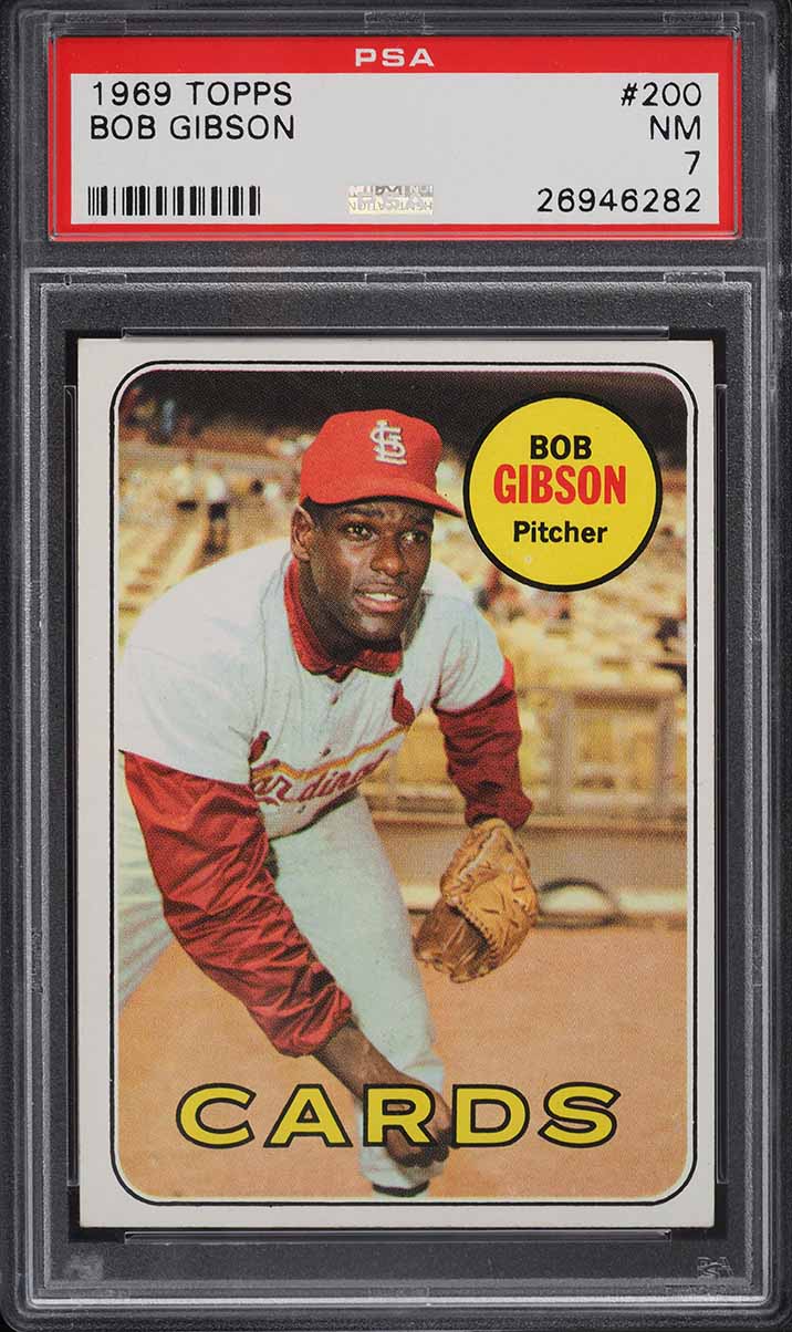 1969 Topps Bob Gibson #200 PSA 7 NRMT