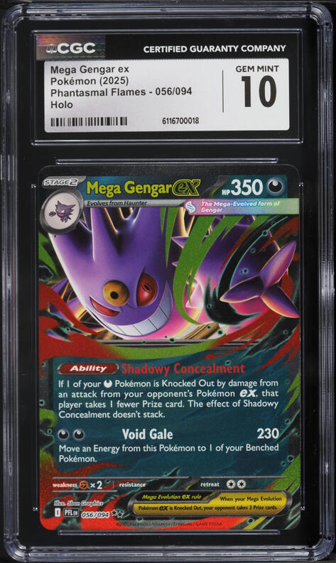 2025 Pokemon Japanese Mega EX Starter Set Holo Mega Gengar EX #3