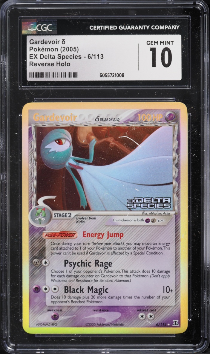 2005 Pokemon Ex Delta Species Reverse Holo Gardevoir #6 CGC 10 GEM MINT