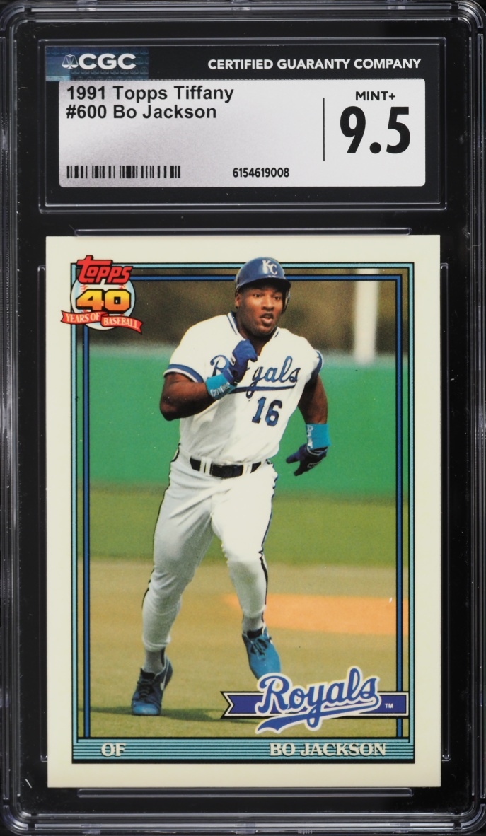 1991 Topps Tiffany Bo Jackson #600 CGC 9.5 MINT+