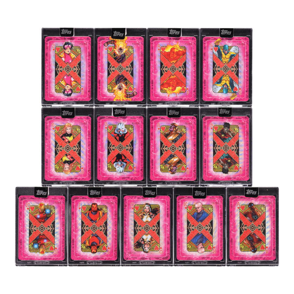 Lot(52) 2025 Topps Marvel Mint Gambit's Deck Complete Set /99 w ...