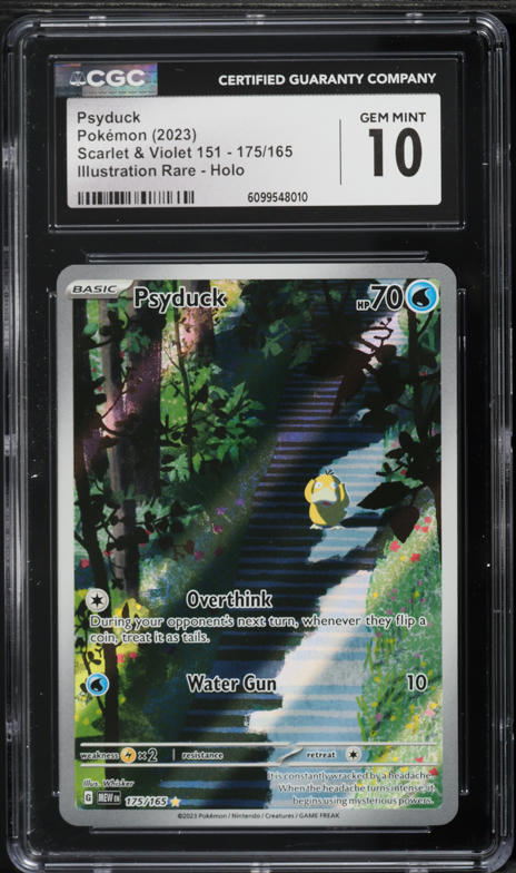 ポケモンカードゲーム PSYDUCK 2023 ART RARE GEM MT 10 PSA10 2023 Pokemon Japanese Sv2a-pokemon 151 054 Psyduck PSA 10 | GameStop