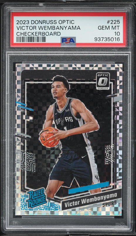 2023 Topps Chrome Pink Refractor Victor Wembanyama ROOKIE #1 PSA