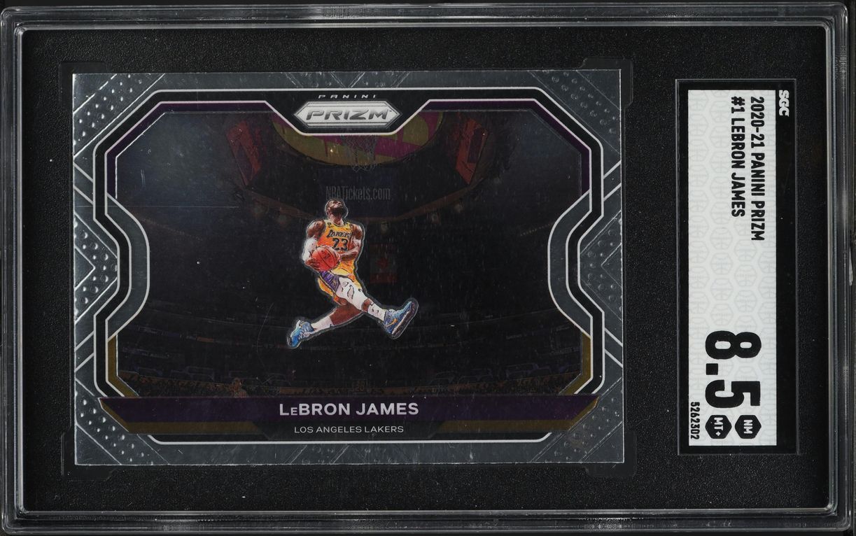 2020 Panini Prizm LeBron James #1 SGC 8.5 NM-MT+ - Main Image