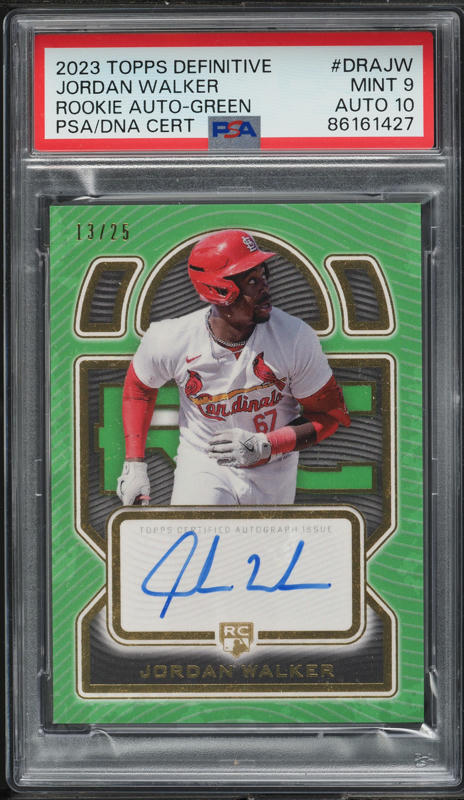 2024 Topps Five Star Jordan Walker AUTO #FSA-JWA SGC 9 MINT on