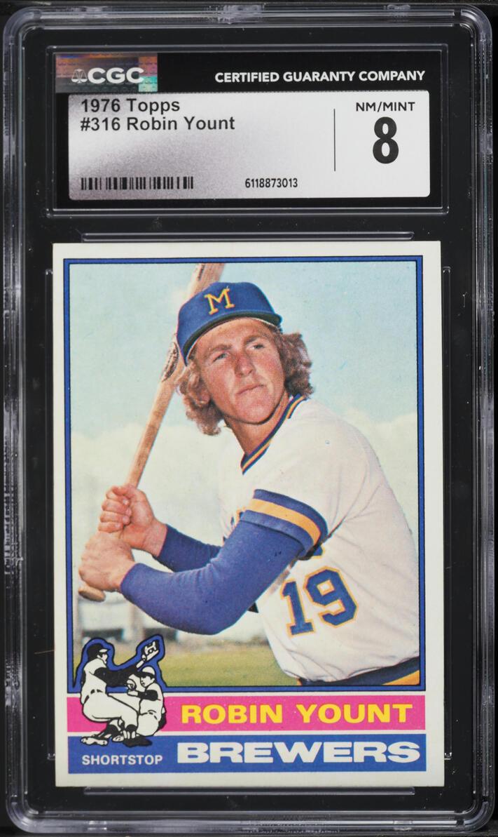 1976 Topps Robin Yount #316 CGC 8 NM-MT