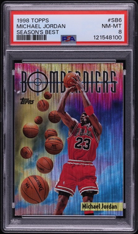 1998 Topps Season's Best Michael Jordan #SB6 PSA 8 NM-MT