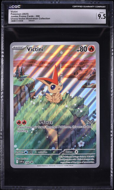 2025 Pokemon Japanese SV Promo Victini Bwr Event Prize Victini