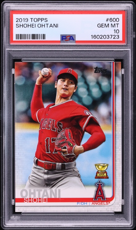 2019 Topps Shohei Ohtani #600 PSA 10 GEM MINT