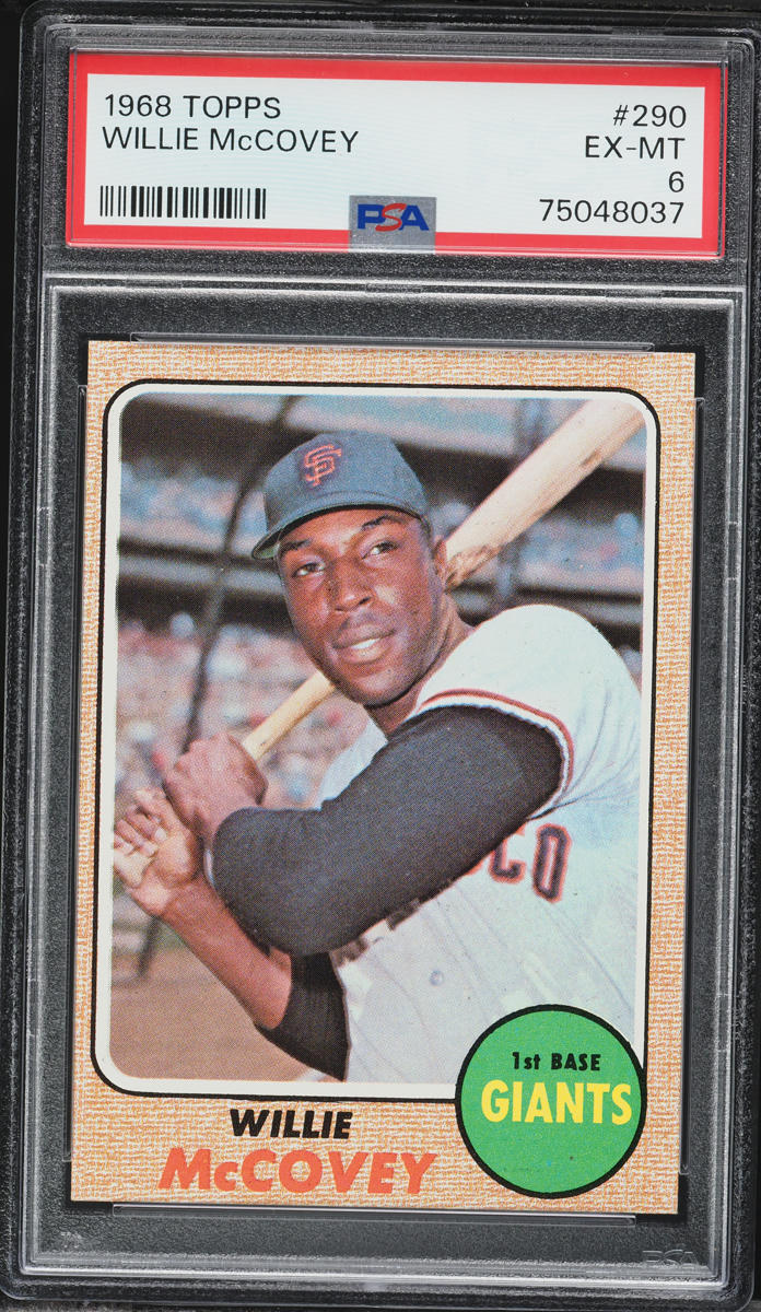 1968 Topps Willie McCovey #290 PSA 6 EXMT