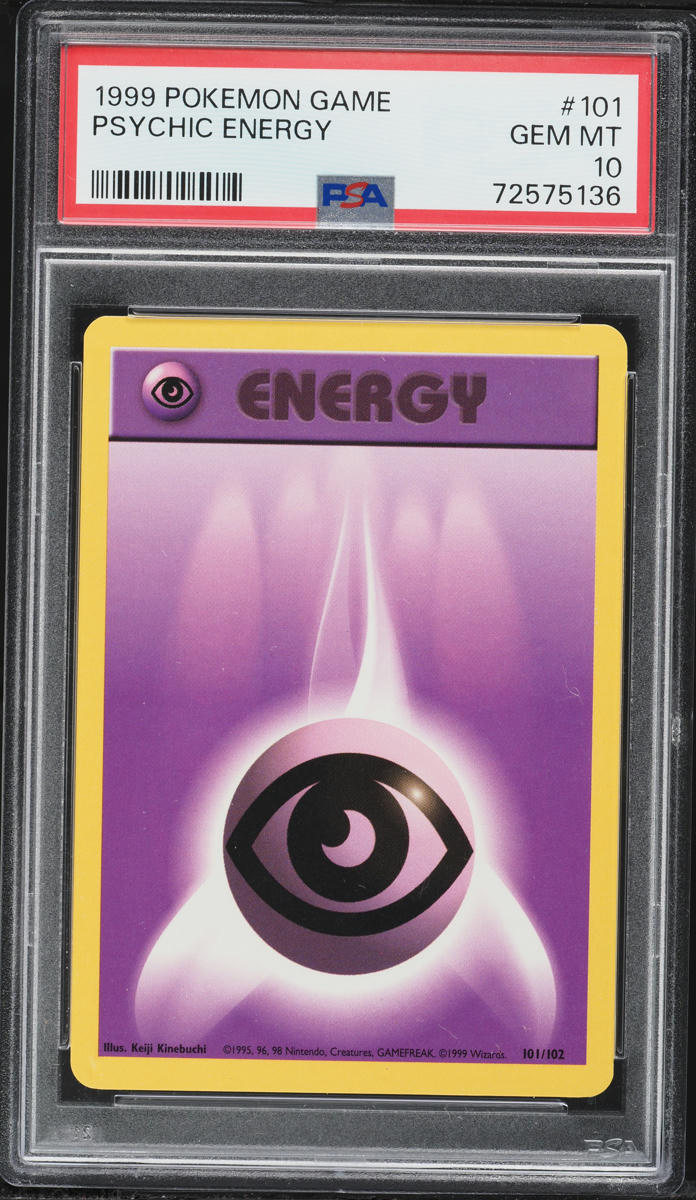 1999 Pokemon Base Set Psychic Energy #101 PSA 10 GEM MINT