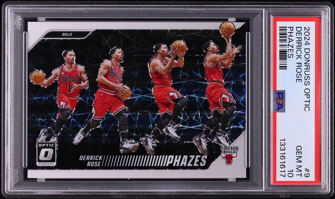 2024 Donruss Optic Phazes Derrick Rose #9 PSA 10 GEM MINT