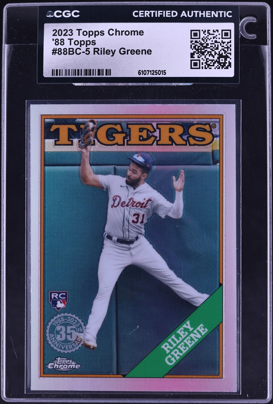 2023 Topps Chrome '88 Riley Greene ROOKIE #88BC-5 CGC AUTH