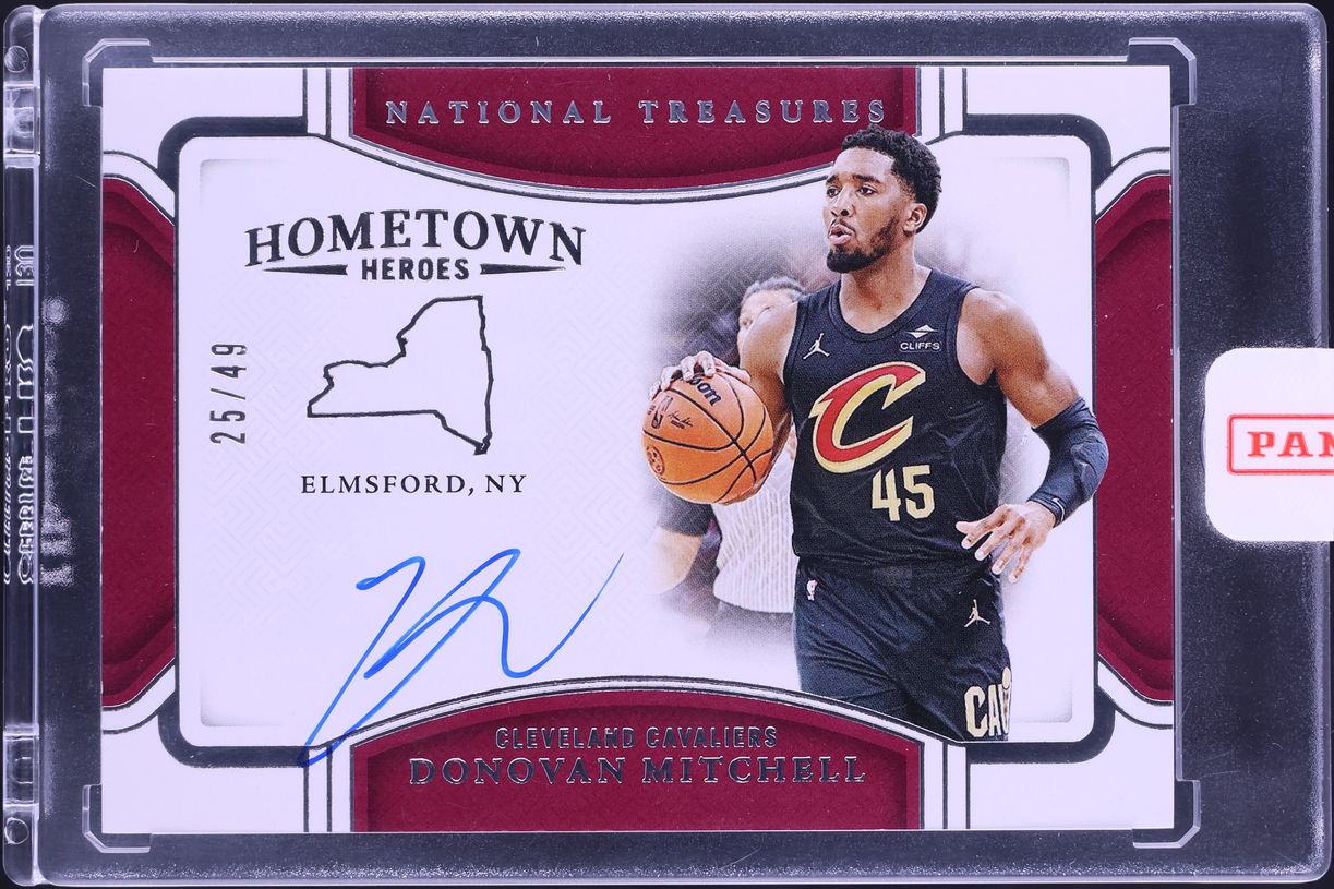 2024 National Treasures Hometown Heroes Donovan Mitchell AUTO /49 #HH-MIT