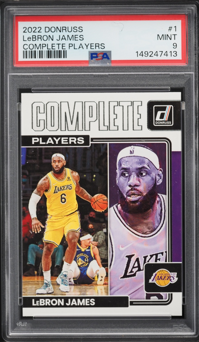 2022 Donruss Complete Players LeBron James #1 PSA 9 MINT
