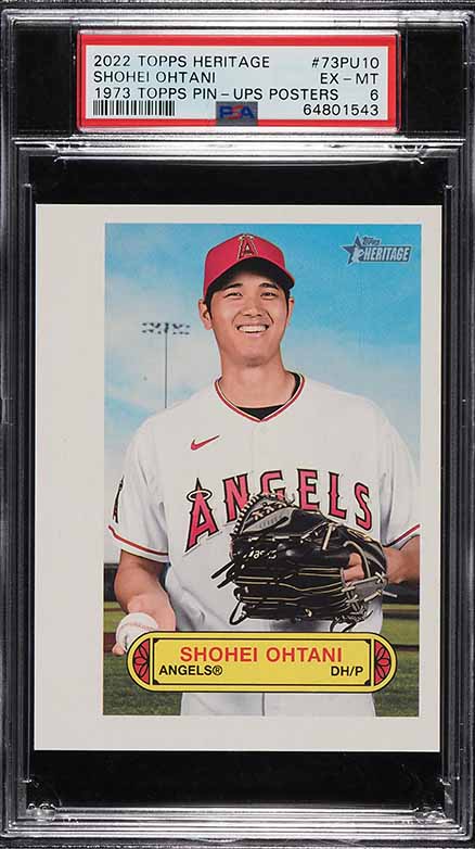 2022 Topps Heritage Shohei Ohtani #150 CGC AUTH on Fanatics Collect