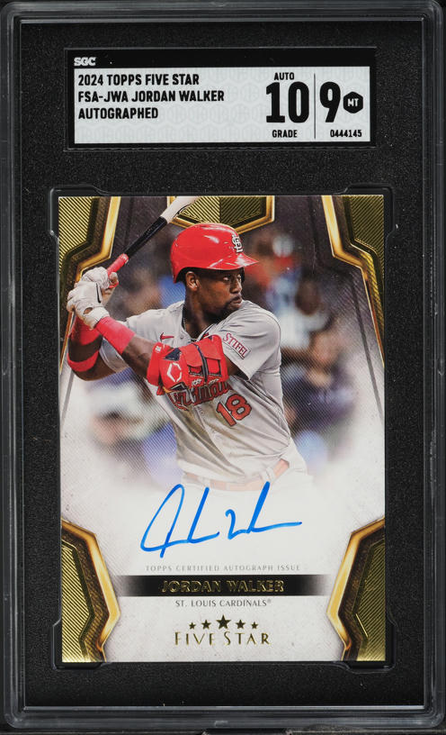 2024 Topps Golden Mirror Jordan Walker #642 PSA 10 GEM MINT on