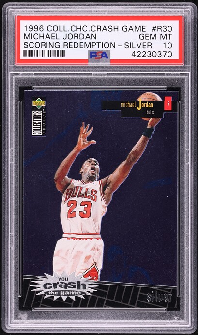 1996 Metal Metalized Michael Jordan #128 PSA 9 MINT on Fanatics
