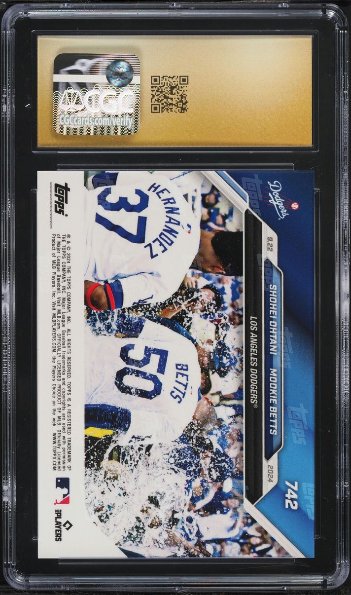 2024 Topps Now Shohei Ohtani Mookie Betts #742 CGC 10 PRISTINE