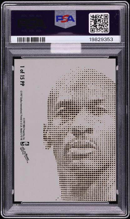 1997 Metal Universe Platinum Portraits Michael Jordan #1 MBA PSA 10 GEM MINT