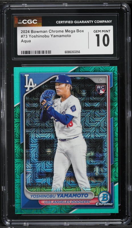 2024 Topps Chrome Update Xfractor Yoshinobu Yamamoto ROOKIE
