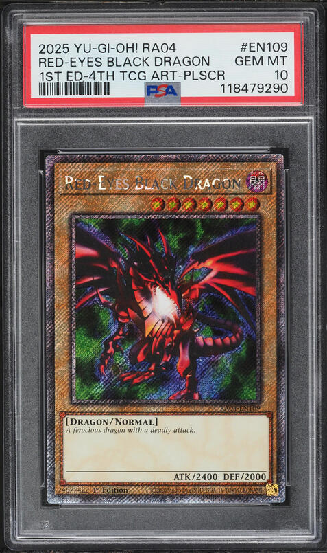 2023 Yu-Gi-Oh! 25th Anniversary Red Eyes Black Dragon #TN23-EN003