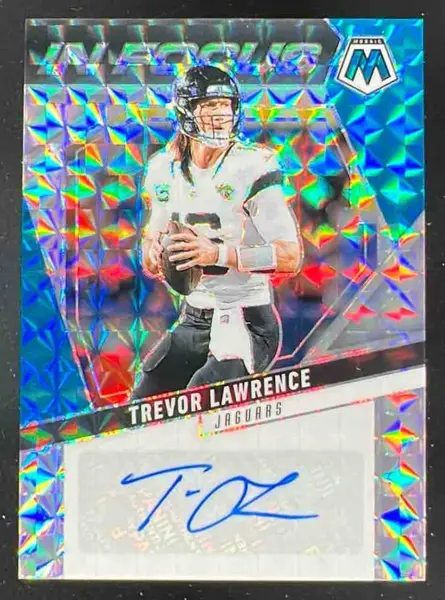 TREASURE ジョンウ サノク特典 直筆サインポストカード&ステッカー 2025 Panini Mosaic In Focus Signatures #IFS-TLE Trevor Lawrence