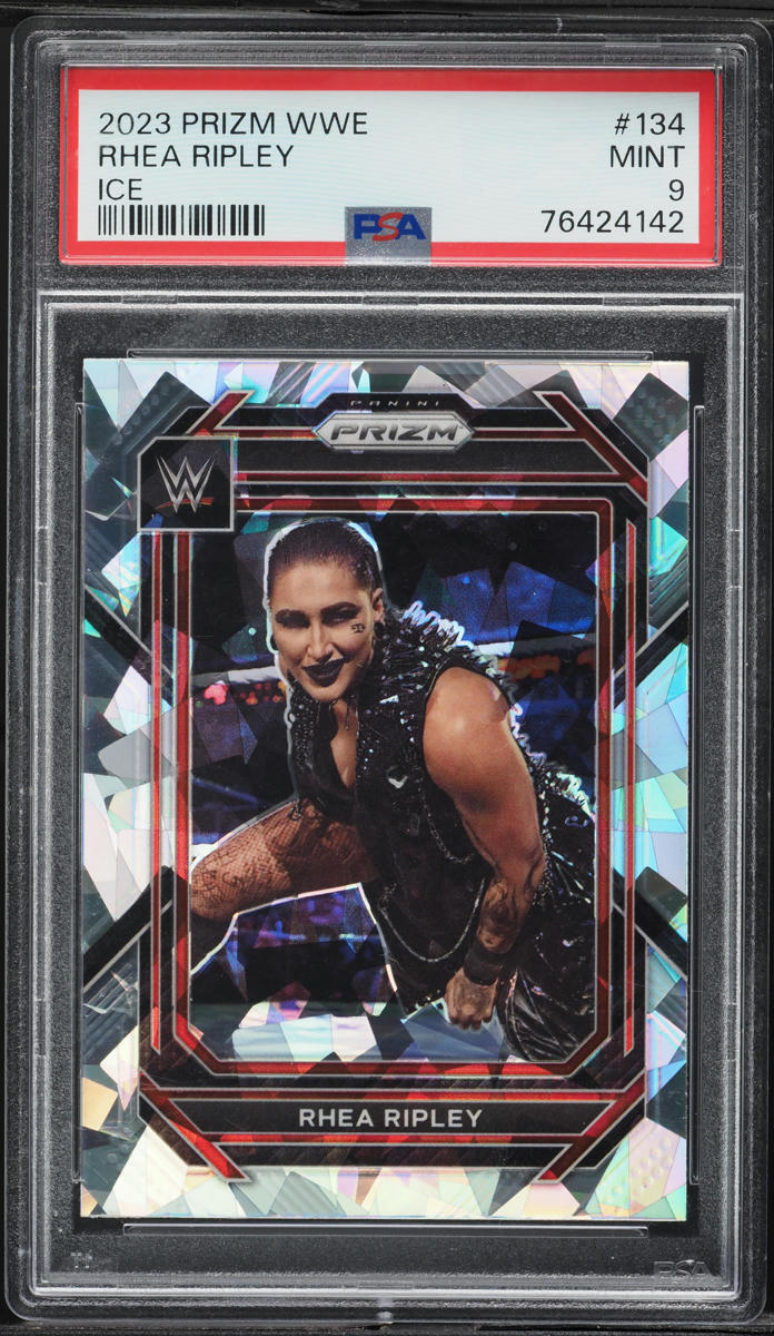 2023 Panini Prizm WWE Ice Rhea Ripley #134 PSA 9 MINT