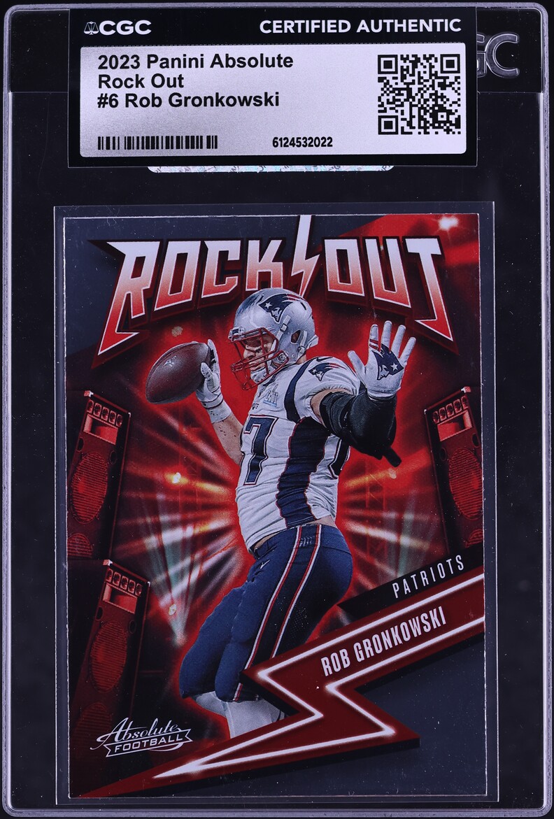 2023 Absolute Rock Out Rob Gronkowski #6 CGC AUTH
