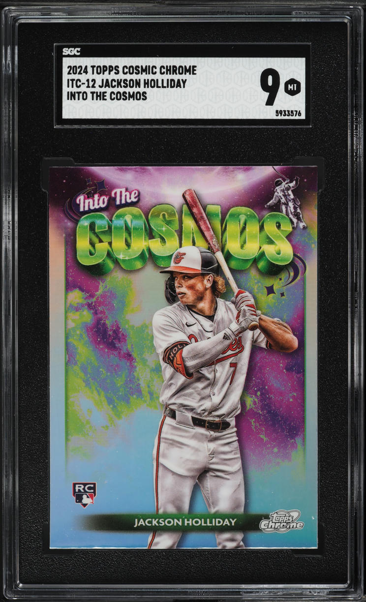 2024 Topps Chrome Cosmic Into The Cosmos Jackson Holliday ROOKIE #ITC-12 SGC 9