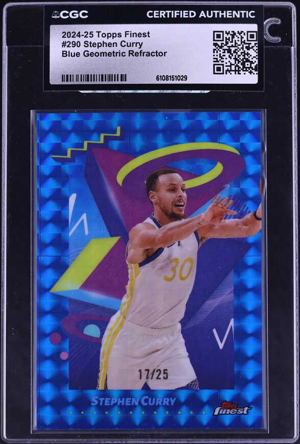 2024 Panini Prizm Black White Prizm Stephen Curry /175 #7 PSA 10